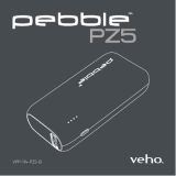 Veho Pebble PZ5 Portable Power Bank Benutzerhandbuch