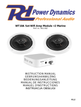 Power Dynamics 952.502 WT10A Set Wifi Amp Module +2 Marine Benutzerhandbuch