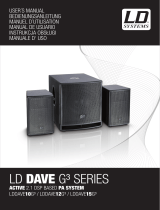 LD Systems DAVE 15 G3 Benutzerhandbuch