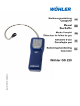 Wohler GS 220 Gas Sniffer Benutzerhandbuch