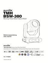 EuroLite TMH-BSW-380 Moving Head Beam Spot Wash Light Benutzerhandbuch