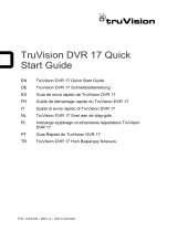 TRUVISION DVR 17 CCTV Digital Video Recorders Benutzerhandbuch
