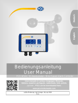 PCE -WSAC 50 Anemometer, Wind Speed Alarm Controller Benutzerhandbuch
