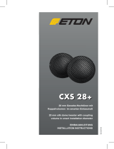 Eton CXS 28+ 28 mm Silk Dome Tweeter Benutzerhandbuch