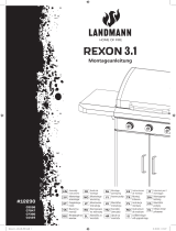 LANDMANN Gasgrill "Rexon PTS BR3.1", 120 cm Bedienungsanleitung