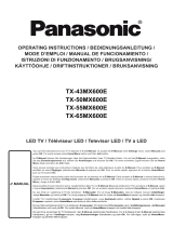 Panasonic TX43MX600E Schnellstartanleitung