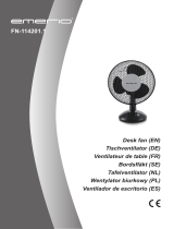 Emerio FN-114201.1 Desk Fan 25 W 23 cm Benutzerhandbuch