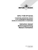 Mettler Toledo conductivity sensors InPro7100-VP series Bedienungsanleitung