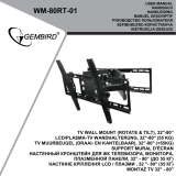 HyperX WM-80RT-01 TV Wall Mount (ROTATE and TILT) 32 Inch 80 Inch Benutzerhandbuch