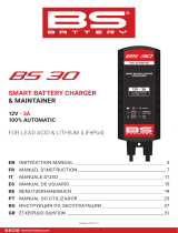 BS BATTERY BS 30 Smart Battery Charger and Maintainer Benutzerhandbuch