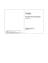 Tribit BTS20C Portable Wireless Speaker Benutzerhandbuch