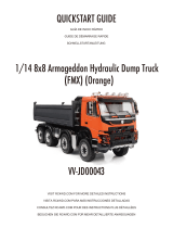 RC4WD VV-JD00043 1/14 8×8 Armageddon Hydraulic Dump Truck Benutzerhandbuch