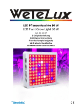 Wetelux 95 14 07 LED Plant Grow Light 80 W Benutzerhandbuch