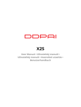ddpai X2S Pro Dual Channel Dashcam Benutzerhandbuch