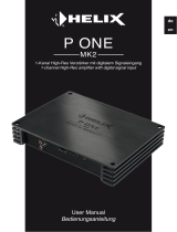 Helix P One MK2 1-Channel High-Res Amplifier Benutzerhandbuch