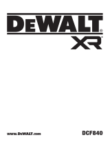DeWalt DCF840 1-4 in Brushless Cordless Impact Driver Benutzerhandbuch