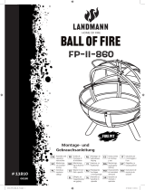 LANDMANN Feuerkorb "Ball of Fire", 89,5 x 79,5 cm Bedienungsanleitung