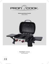 ProfiCook PC-GG 1261 Table Gas Barbecue Benutzerhandbuch