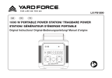 Yard Force LX PS1200 – SAN YF037CHBP031 Bedienungsanleitung
