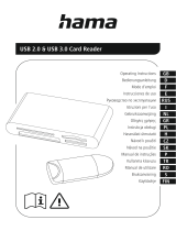 Hama 00124024 USB 2.0 and USB 3.0 Card Reader Benutzerhandbuch