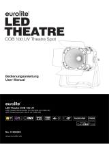 EuroLite 41602020 LED Theatre COB 100 UV Spotlight Benutzerhandbuch