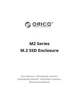 ORICO M2 Series M.2 SSD Enclosure Benutzerhandbuch