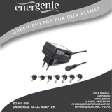 Energenie EG-MC-008 Universal AC-DC Adapter Benutzerhandbuch