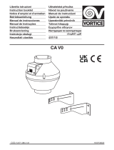 Vortice CA V0 Axial Centrifugal Aspirator for Air Expulsion Bedienungsanleitung