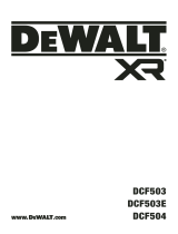 DeWalt DCF503 XR 3 by 8 Inch Open Head Ratchet Benutzerhandbuch