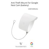 WASSERSTEIN 060921 Anti-Theft Mount For Google Nest Cam Benutzerhandbuch