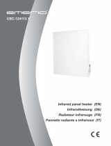 Emerio CBC-124113.1 Infrared Panel Heater Benutzerhandbuch