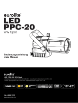 EuroLite 40001775 LED PPC-20 WW Spot Benutzerhandbuch