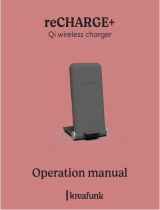 KREAFUNK reCHARGE QI Wireless Charger Benutzerhandbuch