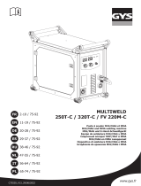GYS 250T-C Multiweld MMA Welding Machine Benutzerhandbuch