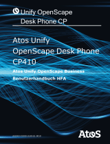 Unify OpenScape Desk Phone CP410 Benutzerhandbuch