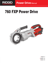 RIDGID 760 FXP Power Drive Benutzerhandbuch