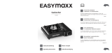 Easymaxx Gaskocher, tragbar 2100 Watt - schwarz Bedienungsanleitung