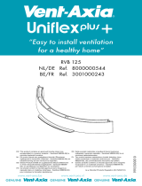 Vent-Axia Uniflexplus+ RV 125 Benutzerhandbuch