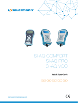 sauermann SI-AQ PRO Toxic Gas Detector Benutzerhandbuch