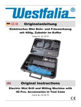 Westfalia 823870 Electric Mini Drill and Milling Machine Benutzerhandbuch