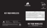 Corsair K57 RGB Wireless Gaming Keyboard Slipstream Wireless Technology Bedienungsanleitung