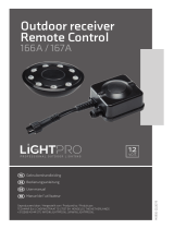 LightPro 166A Outdoor Receiver Remote Control Benutzerhandbuch