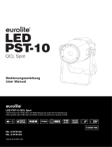 EuroLite 51916152 PST-10 QCL LED Pinspot Benutzerhandbuch