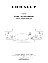 Crosley T150 Bluetooth Record Player Benutzerhandbuch