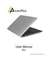 LincPlus P1 Ordinateur Portable PC Windows 10 S Netbook 13.3'' 1080P Full HD IPS Laptop ,Intel Celeron N4020 4 Go RAM 64 Go Stockage Gris Clavier Français AZERTY Benutzerhandbuch