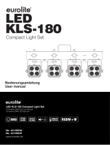 EuroLite 42109630 LED KLS-180 Compact Light Set Benutzerhandbuch