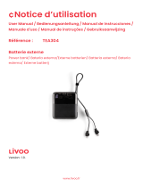 Livoo TEA304 Power Bank inf5000mAh Benutzerhandbuch