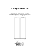 CHiQ MRF-467W Refrigerator Benutzerhandbuch