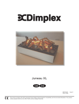 Dimplex Juneau XL Electric Fireplace Insert Cassette Benutzerhandbuch
