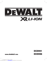DeWalt DCD991 Cordless Brushless Drill Driver Bedienungsanleitung